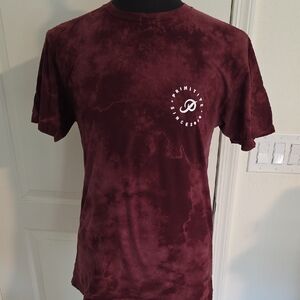 Primitive Burgundy Tie-Dye Short Sleeve Tee